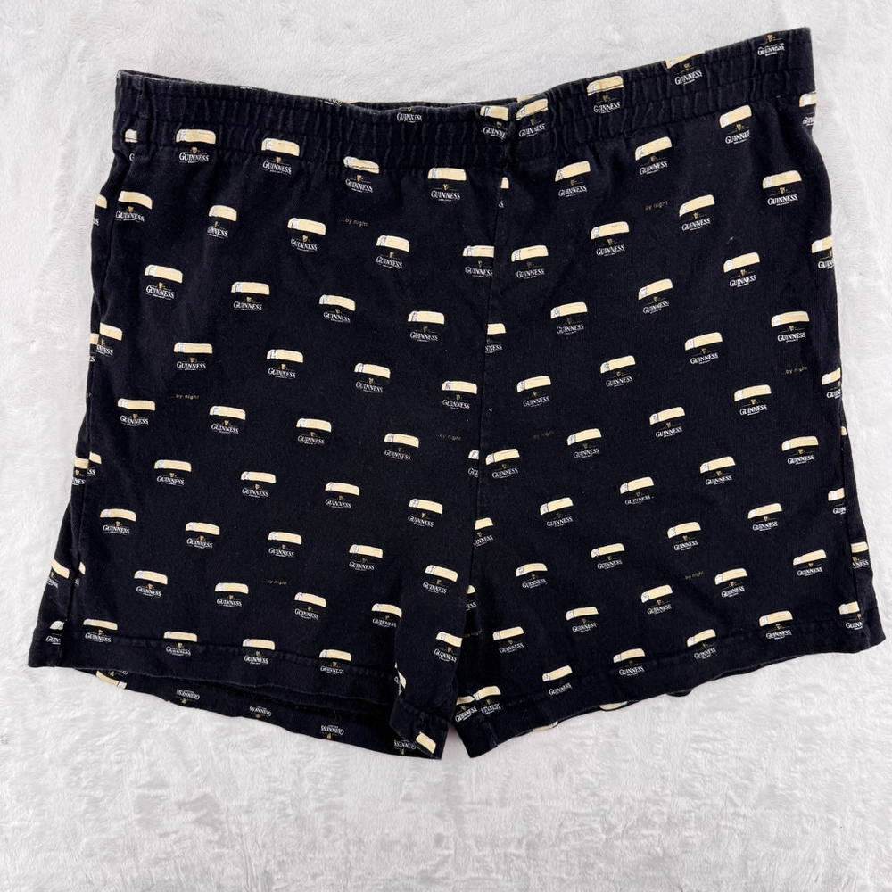 Guinness Beer Shorts 100% Cotton Pull On Loungewear Sleepwear Boxers Men's Large